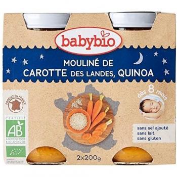 Organic Baby Food Jar - Carrot & Quinoa (8+ months) - 2x200g