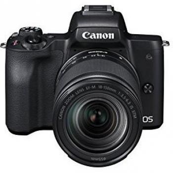 Canon EOS M50 + 18-150 mm MILC 24,1 MP CMOS 6000 x 4000 Pixeles Negro - Cámara Digital