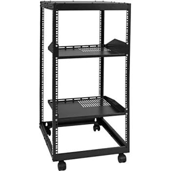 Vevor 20U Adjustable Depth Open Frame Server Rack, 15''-40'' for Network and AV Equipment