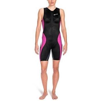 Skins - Traje de ciclismo para mujer, color negro