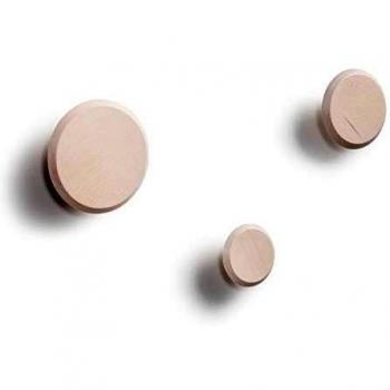 Kave Home - Set Nadua de 3 colgadores Natural