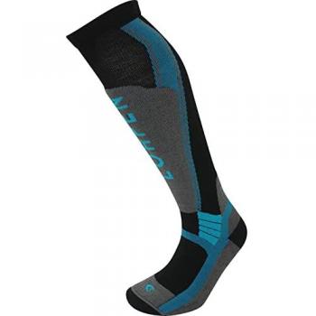 Calcetines Lorpen T3 Esquí Ligero Mujer Negro/Azul UK 2.5-5