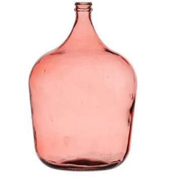 Garrafa Decorativa 36,5 x 36,5 x 56 cm Rosa vidrio reciclado