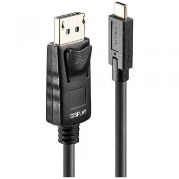 Adaptador USB-C a DisplayPort Lindy 43307, 10 m, 4K 60Hz, HDR