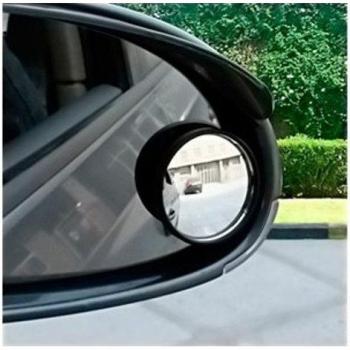 Espejo X 2 Retrovisor Redondo Convexo Regulable para Ángulos Muertos Coche