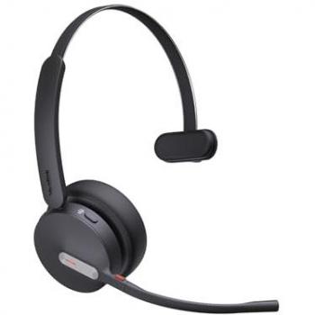 Yealink BH70 Mono Auricular Inalámbrico Bluetooth para Oficina con Conexión USB-C/A, Certificado para Microsoft Teams