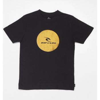 Camiseta de Manga Corta Infantil Rip Curl Corp Icon B Negro