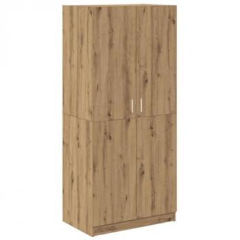 Armario de madera de ingeniería roble artisan 90x52x200 cm