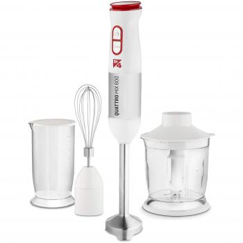 Di4 Batidora Varilla, Blanca/Roja, 600 W