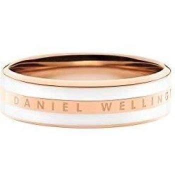 Anillo Daniel Wellington de Acero Inoxidable DW00400043, Color Rosa Dorado, Talla 56