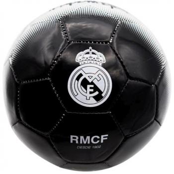 Balón de Fútbol Real Madrid CF Talla 5 con Escudo Blanco y Negro, Producto Oficial, Ideal para Regalo en Cumpleaños, Navidad o Reyes
