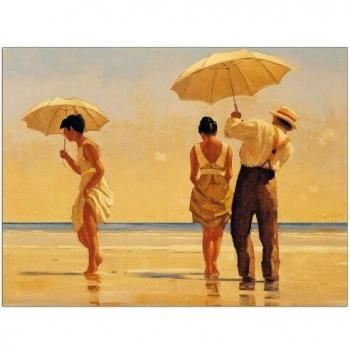 Artopweb 60x80 cm Panel Decorativo con Diseño Vettriano Mad Dogs, Madera, Multicolor, 80x3x60 cm