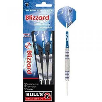 Bulls Blizzard Steel Dart, Plata, 21 g