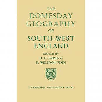 Geografía del Domesday del Suroeste de Inglaterra - Edición en Rústica, Cambridge
