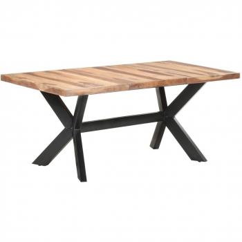 vidaXL Dining Table 180x90x75 cm Solid Wood with Honey Finish