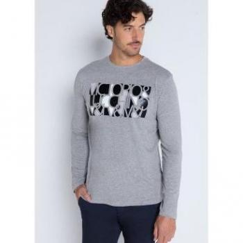 Victorio & Lucchino - Camiseta de manga larga con print foil