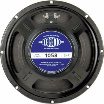 Eminence Legend 1058 Black Guitar Speaker - High Power, Vintage Tone