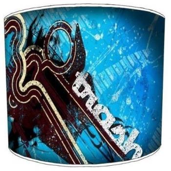 Premier Lampshades - Techo Retro Trash Resumen Lamp shades, 30,5 cm