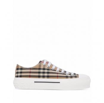 Burberry Women's Low Vintage Check Sneaker in Beige | Size 36.5 | 8050506131833