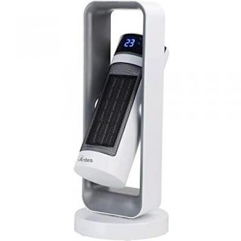 Termoventilador Cerámico Vertical Ardes Oblivion AR4P20 - 2000W, 2 Niveles de Potencia Eco y Comfort, Panel Táctil, Oscilante, Timer 12h
