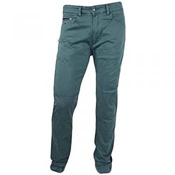 Jeanstrack Pantalones Roca Verde Hombre - Pantalones de escalada, color verde, talla L y XL disponibles