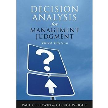 Decision Analysis for Management Judgment
