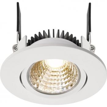 Foco LED empotrable redondo 8,5W 24V blanco 4000K ajustable