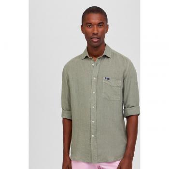 Camisa de lino Façonnable Classic Fit