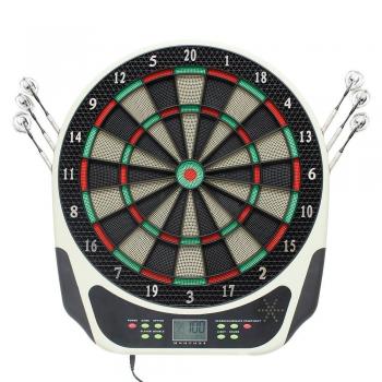 Diana electrónica dardos electrónicos juego Monitor LCD con 6 dardos 43 cm para 1-8 jugadores