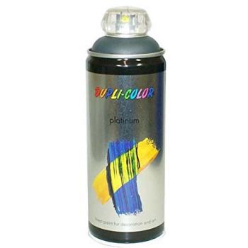 Duplicolor 720345 Platinum Spray, Color Gris Antracita Mate, 400 ml