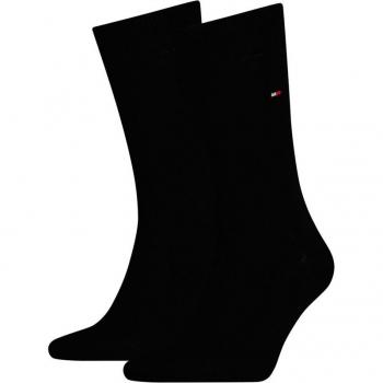 TOMMY HILFIGER Hombre Calcetines, Paquete de 2 - Classic, Medias, lisas