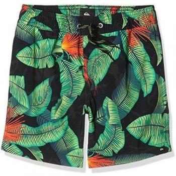 Quiksilver Glitchedvlyou15 B JAMV GGY6 - Traje de baño para niño, color verde, talla M/12