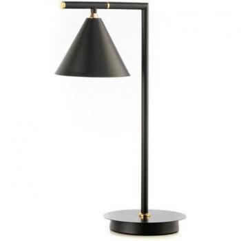 Lámpara de mesa TAKA Metal Negro con diseño moderno, estructura metálica en color negro, iluminación LED eficiente, ideal para decorar y proporcionar luz ambiental en espacios interiores