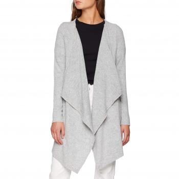 Vero Moda Vmtammi L/s Cardigan Noos, Chaqueta Punto para Mujer, Gris Light Grey Melange, 36
