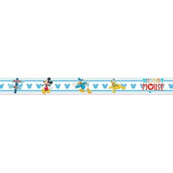 Stor Disney - Cenefa adhesiva, diseño Mickey, 10 cm x 5 m