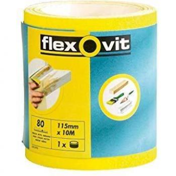 Flexovit High Performance Sanding Roll 115mm 5m 60g