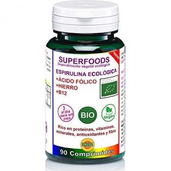 Robis Superfoods Espirulina Bio Vitaminas para Veganos - 90 Cápsulas