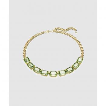 Swarovski Millenia Green Octagonal Gold Plated Necklace 5671255
