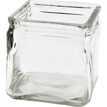 Portavelas Cuadrados, Altura: 10 cm, Dimensiones: 10x10 cm, 12 Piezas