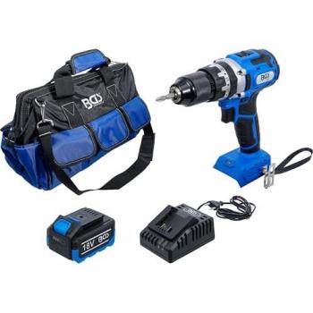 Juego de atornilladora de impacto a batería sin escobillas 65 Nm 18 V con batería y cargador rápido