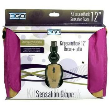 3GO SBG12 Accesorio para Ordenador Bolsa + Raton Netbook 10-12