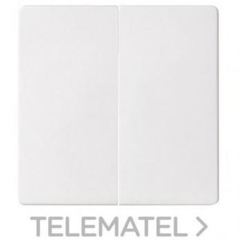 Tecla Doble Simon 82 para Doble Cruzamiento Blanco Mate 0701002181