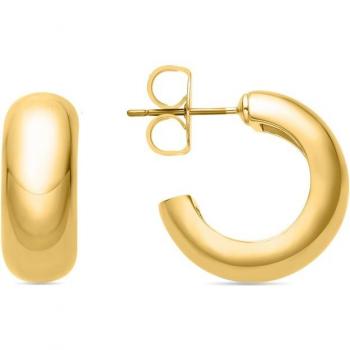 Pendientes Luxenter Basic acabados en oro de 18k