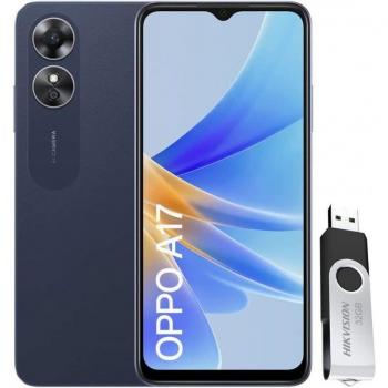 Smartphone Oppo A17 4GB+64GB Negro con Cámara Triple de 50MP