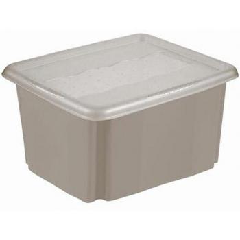 keeeper Caja de almacenaje, capacidad 7 litros, 35x20,5x15, urban gris, colección emil&emilia