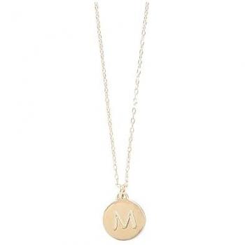 Kate Spade New York Gold Mini Initial 'M' Pendant Necklace - One Size