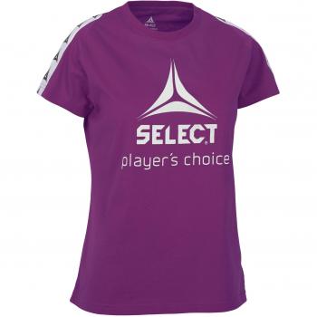 SELECT T-Shirt Ultimate - Camiseta de Balonmano para Mujer, Color Morado, Talla XL