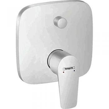 Mezclador empotrable para baño-ducha Hansgrohe Talis E, monocomando, acabado blanco mate