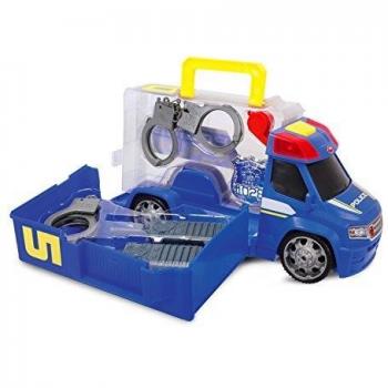 Dickie - Coche policía maletín con luz y Sonido