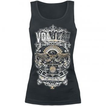 Volbeat Old Letters Top Mujer Negro XXL